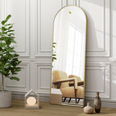 Ritpure Arched Standing Modern Leaning Mirror